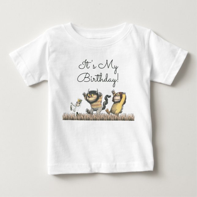 T-shirt Pour Bébé Anniversaire de Là où les choses sauvages sont (Devant)