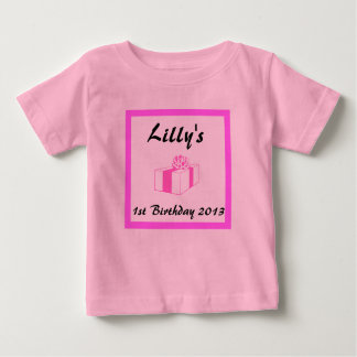 T-shirt Pour Bébé anniversaire de naissance, 1er, 2e... etc