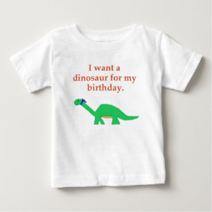 T-shirt Pour Bébé Anniversaire Dinosaur vêtements