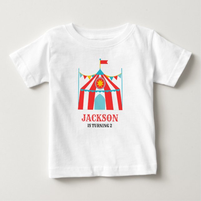 T-shirt Pour Bébé Anniversaire du Carnaval (Devant)