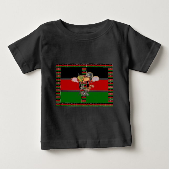 T-shirt Pour Bébé anniversaire du Kenya (Devant)