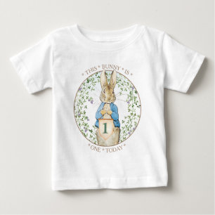 T-shirt Pour Bébé Anniversaire du lapin classique