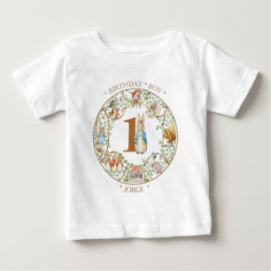 T-shirt Pour Bébé Anniversaire du lapin classique