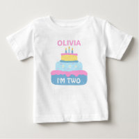 Anniversaire en couche mignonne fille de 2 ans Per