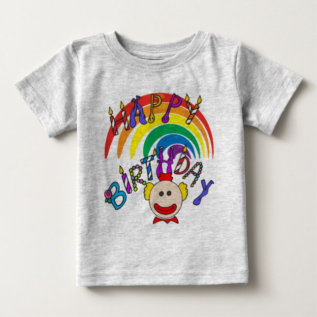 T-shirt Pour Bébé Anniversaire enfant (Devant)