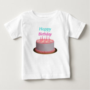 T-shirt Pour Bébé anniversaire heureux