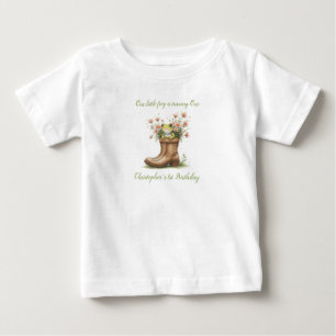 T-shirt Pour Bébé Anniversaire personnalisé petite grenouille Froggi