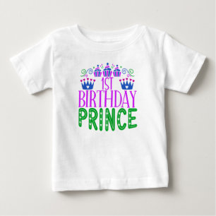 T-shirt Pour Bébé Anniversaire Princesse Girls, Joyeux 1er anniversa