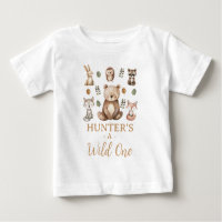 Anniversaire sauvage moderne ours 1 an