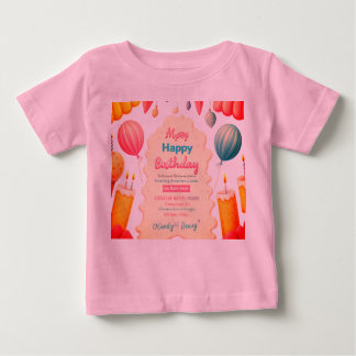 T-shirt Pour Bébé anniversaire spécial