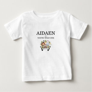 T-shirt Pour Bébé Anniversaire Wild One Jungle Safari