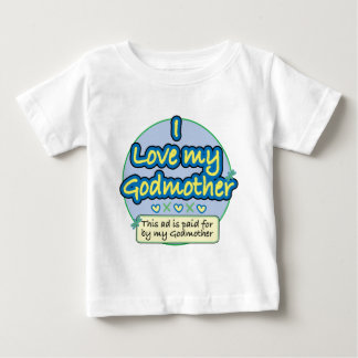 T-shirt Pour Bébé Annonce payée par mon bleu de marraine