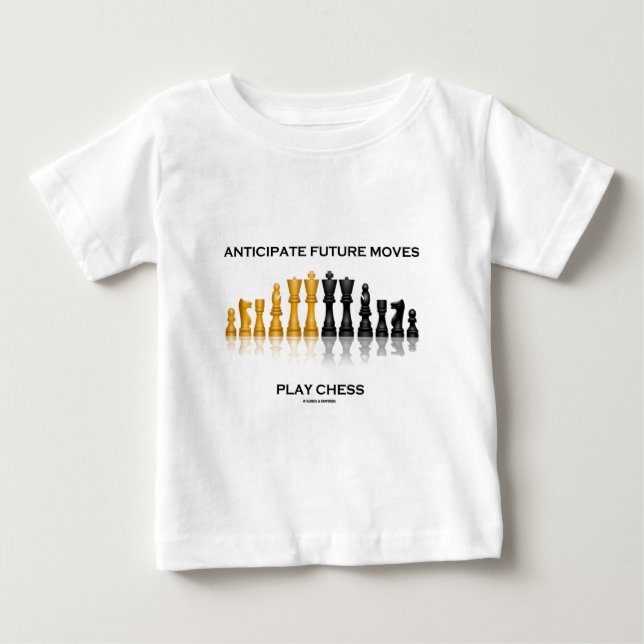 T-shirt Pour Bébé Anticipez les futurs échecs de jeu de mouvements (Devant)