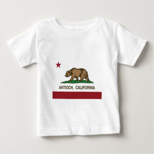 T-shirt Pour Bébé antioch de drapeau de la Californie