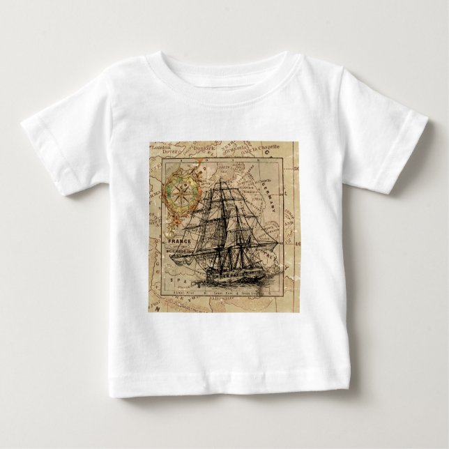 T-shirt Pour Bébé Antique Old General France (Devant)