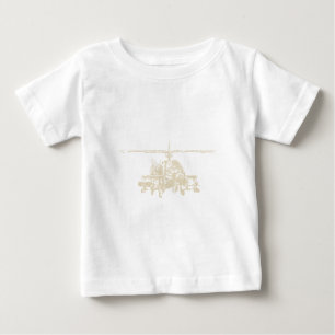 T-shirt Pour Bébé Apache AH-64