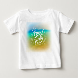 T-shirt Pour Bébé Appel du groupe de plage
