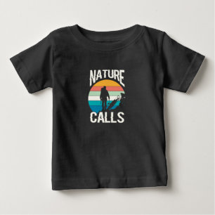 T-shirt Pour Bébé Appels de la nature - Embrassez le grand air