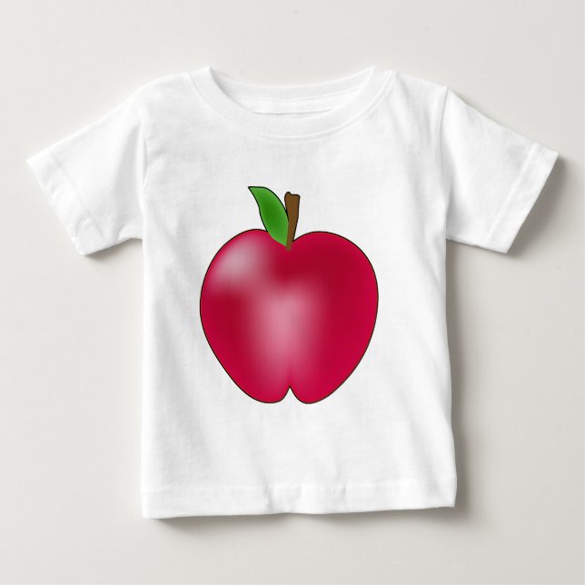 T-shirt Pour Bébé Apple (Devant)