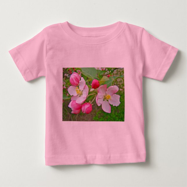 T-shirt Pour Bébé Apple Blossom Time (Devant)
