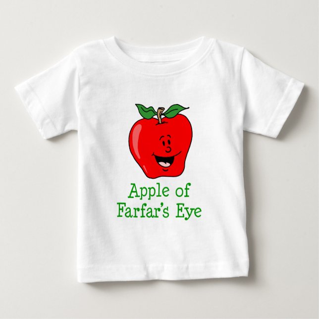 T-shirt Pour Bébé Apple Of Farfar's Eye (Devant)