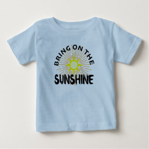 T-shirt Pour Bébé Apportez Le Design Sunshine - Baby Fine Jersey T-