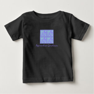 T-shirt Pour Bébé Apprentice Gardener (choix de couleurs vifs)