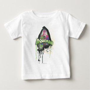 T-shirt Pour Bébé Aquaman - Lettre d'innocence tordue