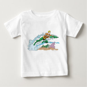 T-shirt Pour Bébé Aquaman saute sur Coral