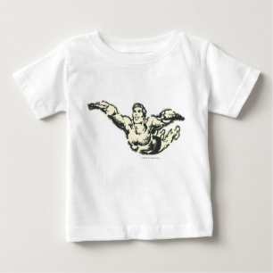 T-shirt Pour Bébé Aquaman Soars BW