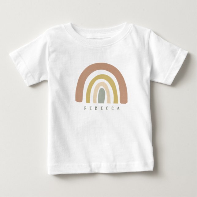 T-shirt Pour Bébé Aquarelle (Devant)