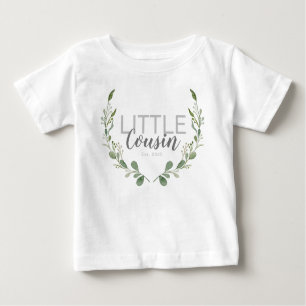 T-shirt Pour Bébé Aquarelle de Little Cousin Green
