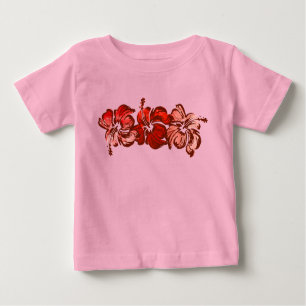T-shirt Pour Bébé Aquarelle Hibiscus Infants Tee