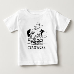 T-shirt Pour Bébé Arachides Gang Lifting Snoopy