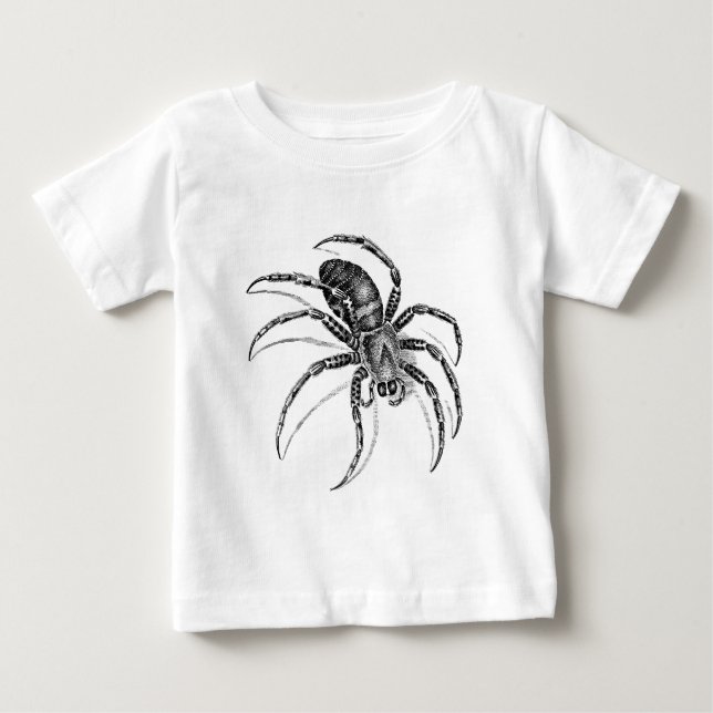 T-shirt Pour Bébé Araignée (Devant)