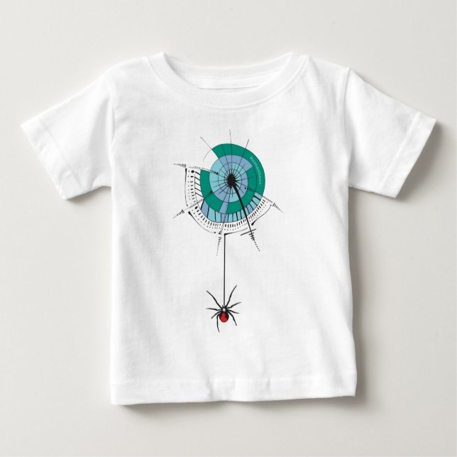 T-shirt Pour Bébé Araignée bitsy d'Itsy (Devant)