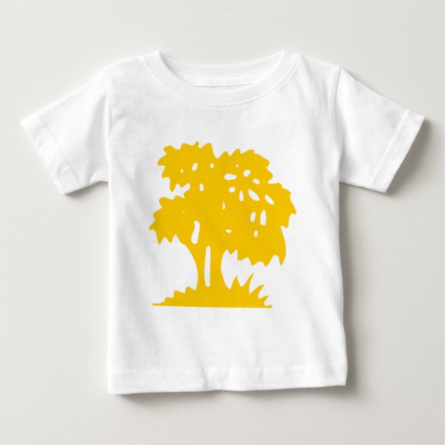 T-shirt Pour Bébé Arbre à dessin - Ambre (Devant)