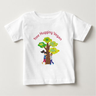 T-shirt Pour Bébé Arbre accrocher Vegan