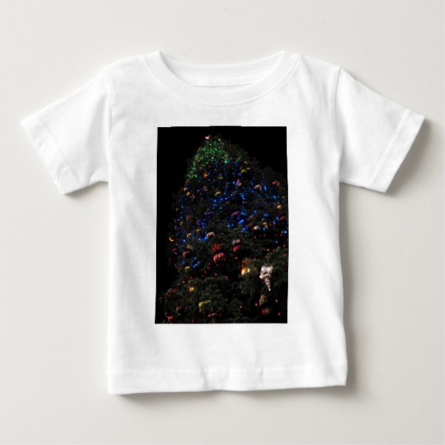 T-shirt Pour Bébé Arbre de Noël géant II (Devant)