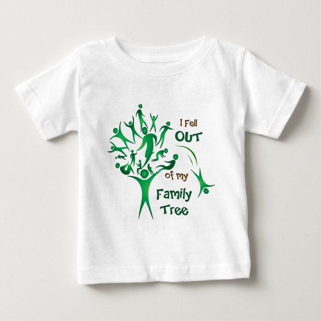 T-shirt Pour Bébé Arbre familial amusant (Devant)