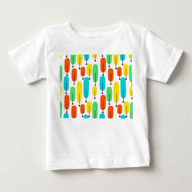 T-shirt Pour Bébé Arbres atomiques (Devant)