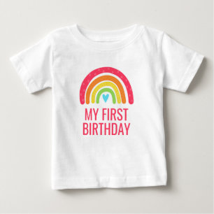 T-shirt Pour Bébé Arc-en-ciel moderne