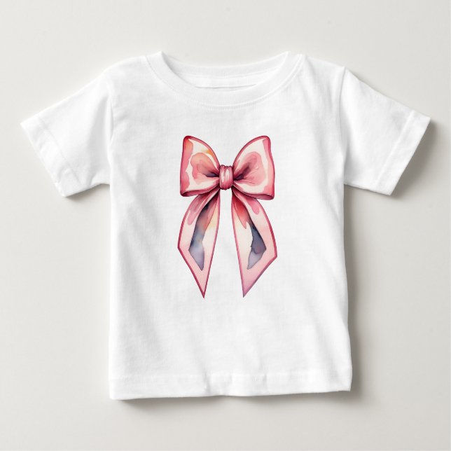 T-shirt Pour Bébé arc rose (Devant)
