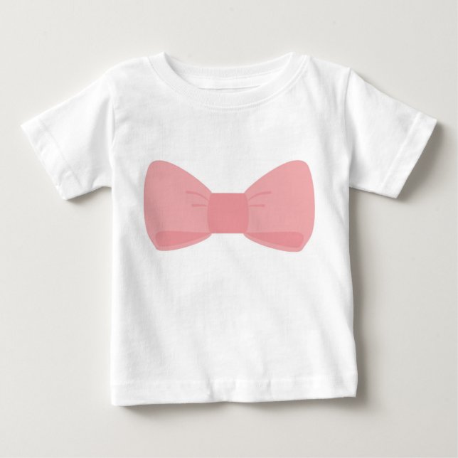 T-shirt Pour Bébé Arc rose doux Toddler Long Manche (Devant)