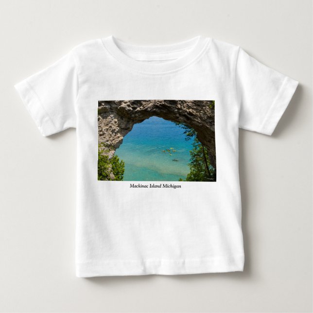 T-shirt Pour Bébé Arch Rock Canoë (Devant)