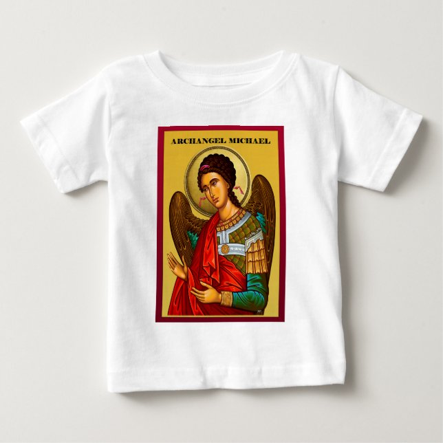 T-shirt Pour Bébé Archange Michel (Devant)