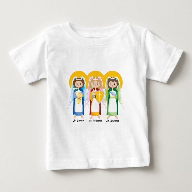 T-shirt Pour Bébé Archanges (Devant)