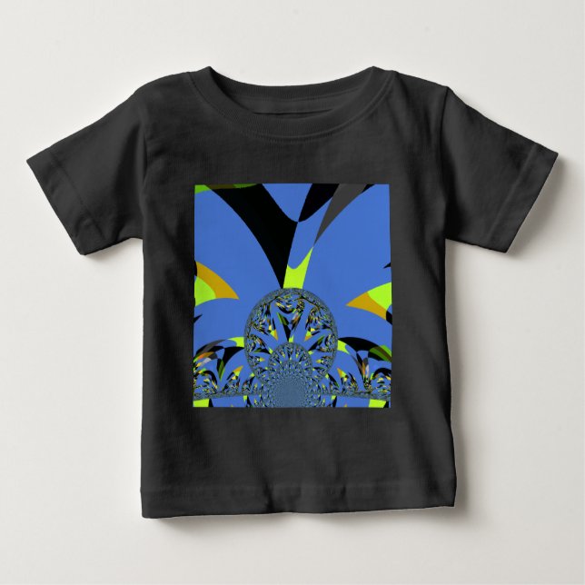 T-shirt Pour Bébé Arches cool avec sphères fractales Art Design (Devant)