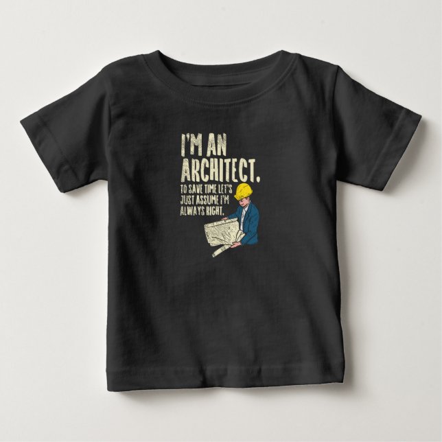 T-shirt Pour Bébé Architect - I'm (Devant)