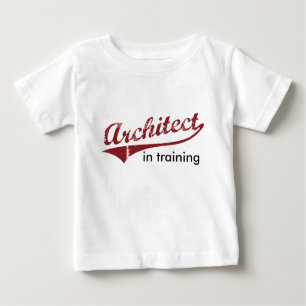 T-shirt Pour Bébé Architecte dans la formation